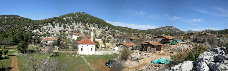 Fototapeta na wymiar Kültür köyü