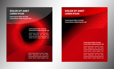 Fototapeta na wymiar Flyer design content background. Design layout template