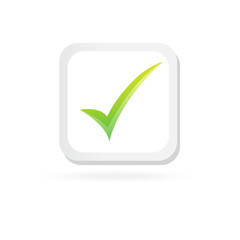 Colour check box. Button set. Vector icon. Concept image