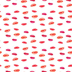 Women's lips. seamless texture. fashion background