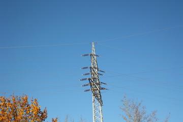 Überlandstrommast-hochspannungsmast