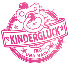 Stempel Schnuller und Familiengl&uuml;ck