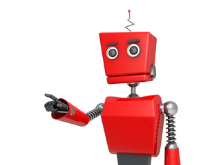 Fototapeta premium red robot