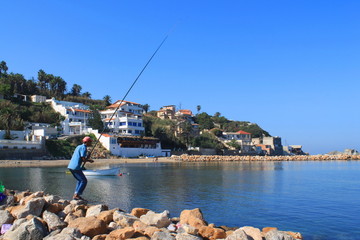 Village de pécheur à Alger, algérie © Picturereflex