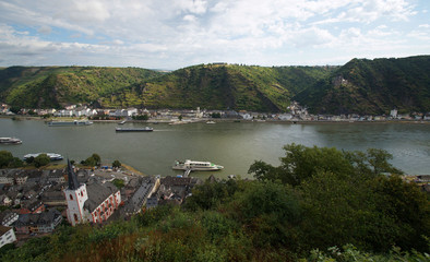 Fototapeta premium Vallée du Rhin