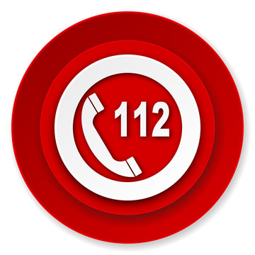 emergency call icon, 112 call sign
