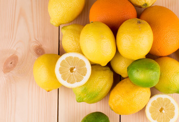 Naklejka na ściany i meble Citrus fruits
