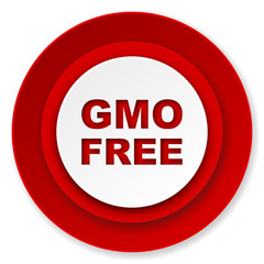 gmo free icon, no gmo sign