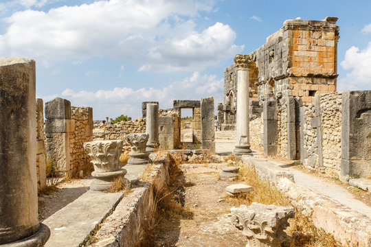 Volubillis opgraving, Marokko