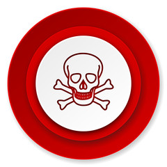 skull icon, death sign
