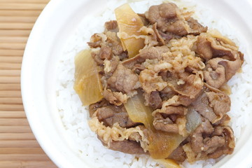Japanese beef bowl