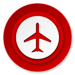 Fototapeta premium plane icon, airport sign