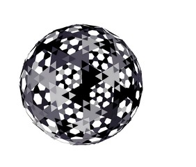 白黒な球体