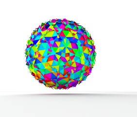 カラフルな球体