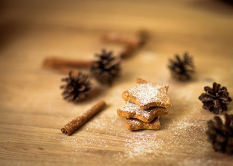 Christmas homemade gingerbread cookies