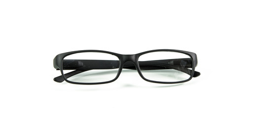 Black Eye Glasses Isolated