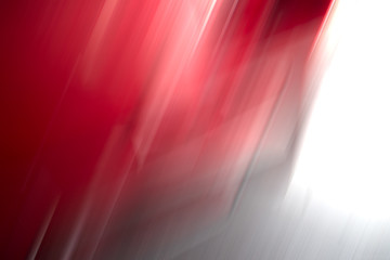 red and white color motion blur abstract