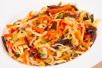 noodles with vegetables