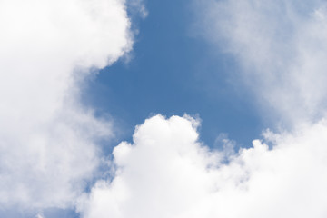 cloud in the clear sky on shiny day