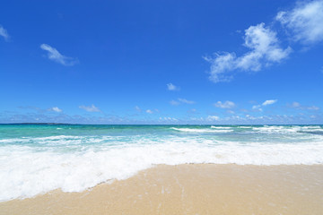 Fototapeta na wymiar 南国沖縄の美しい海
