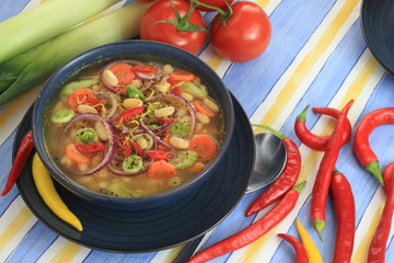 Bean soup.