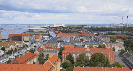 Fototapeta na wymiar Kopenhagen Panorama