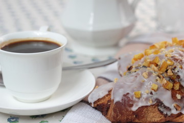 Breakfast set.