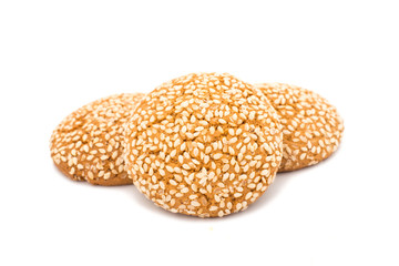 oatmeal cookies with sesame seeds