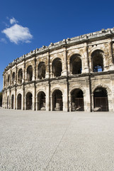 France. Exterior of the Arena of Nîmes