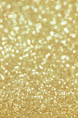 defocused abstract golden lights background