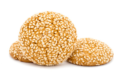 oatmeal cookies with sesame seeds