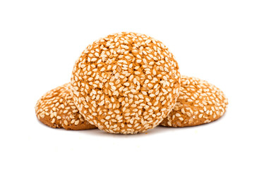 oatmeal cookies with sesame seeds