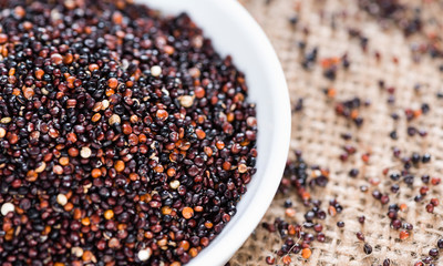 Black Quinoa in a bowl