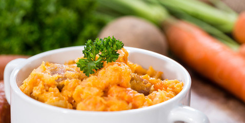 Fresh made Carrot Stew