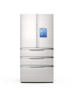 Smart refrigerator with monitor which can check item information