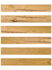 Isolate Wood plank brown