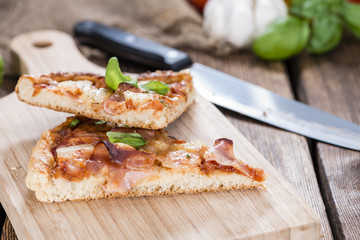 Homemade Hawaiian Pizza (slices)