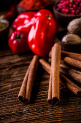 Oriental theme with seasoning