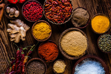 Oriental theme with seasoning