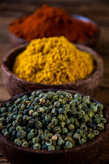 Asian hot theme with spices