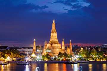 Temple Wat Arun à Bangkok en Thaïlande