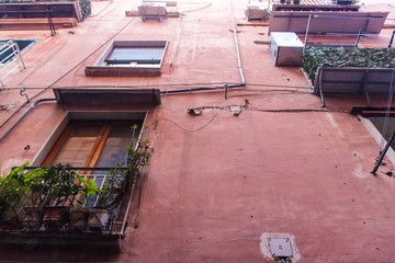 Facade of a typical traditional house