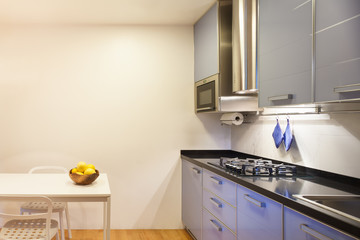 comfortable domestic kitchen