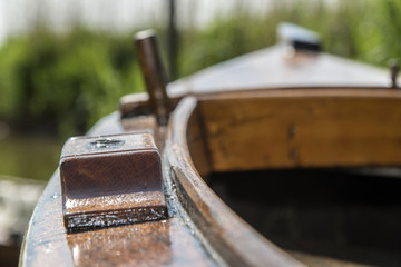 Detail wooden boat