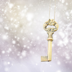 key on ribbon