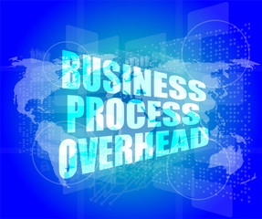 business process overhead interface hi technology