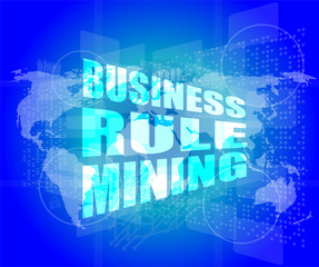 business rule mining interface hi technology