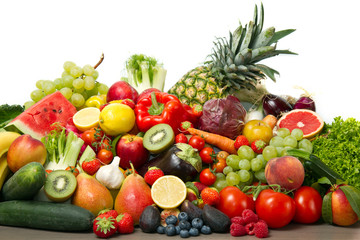 Obraz na płótnie Canvas fruit and vegetables