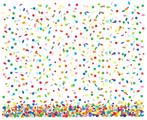 Abstract confetti backkground
