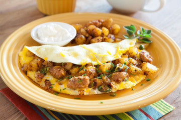Sausage Omelette